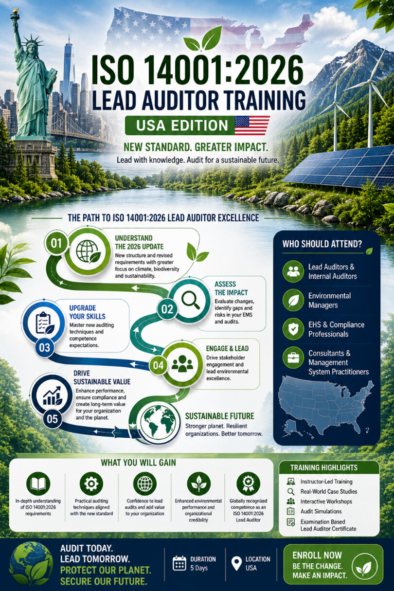 ISO 14001 Lead Auditor Training ISO 14001 Lead Auditor Training